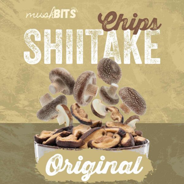 Chips Shiitake Original caja 20 uds.