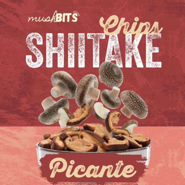 Chips Shiitake Picante caja 20 uds.